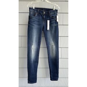 Kut From the Kloth MIA Toothpick Skinny Jeans w/‎ Distressing Size 4 NWT